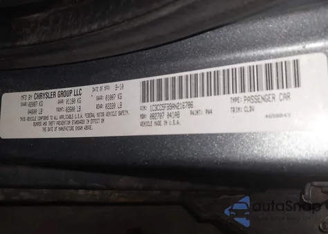 2010 Chrysler Sebring Limited from USA, damaged, VIN 1C3CC5FB9AN216786